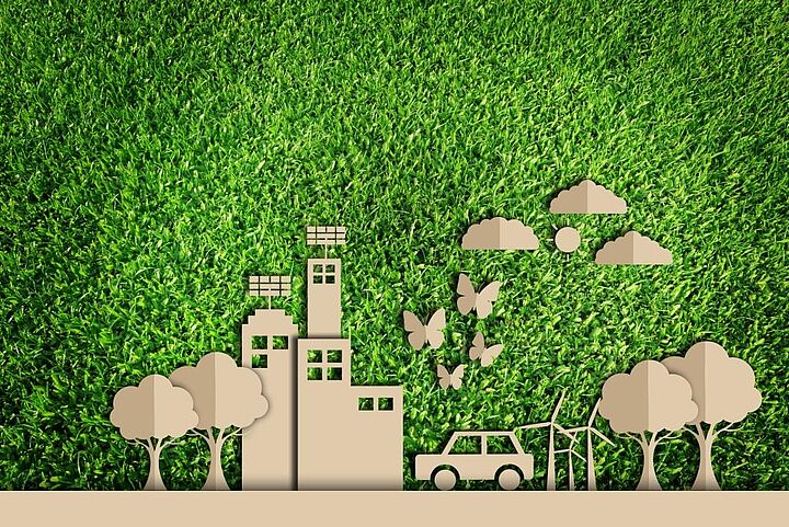 Bildcollage zum Thema Nachhaltigkeit