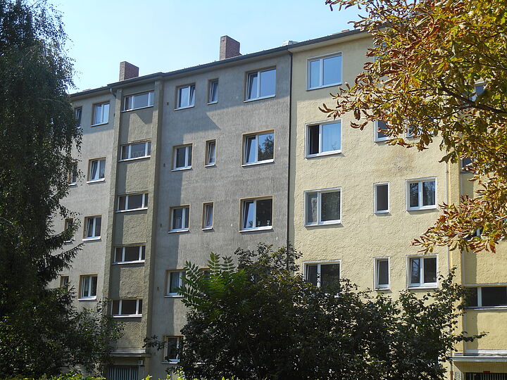 Außenansicht der neu erworbenen Wohnungen in der Cuvrystraße 44/45 in Berlin- Wedding