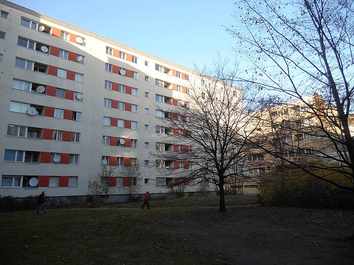 Außenansicht der neu erworbenen Wohnungen in der Seestraße 51-55/ Turiner Straße 51 in Berlin-Wedding