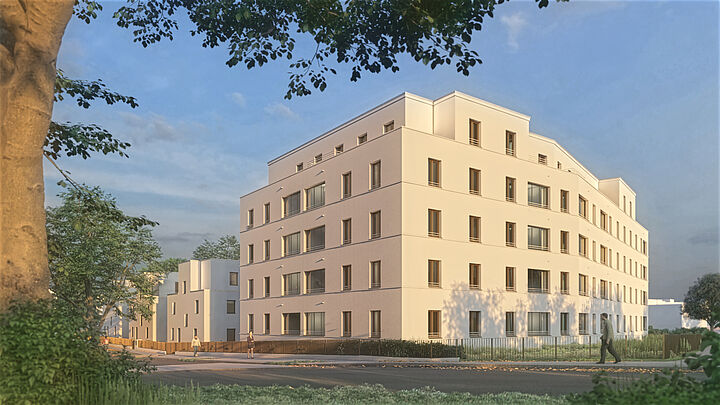 Visualisierung Neubau Neukirchstraße in Pankow