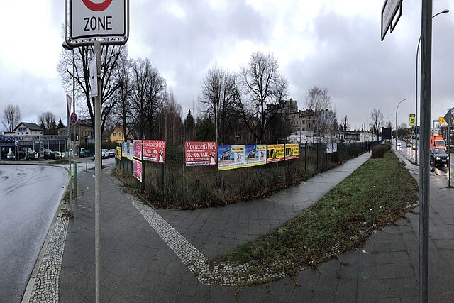 Fläche vor der Bebauung Neukirchstraße in Pankow